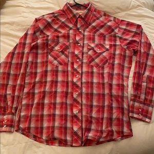 Wrangler Pearl Snap Western Shirt